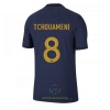 Maglia ufficiale Francia Aurelien Tchouameni 8 Casa Mondiali 2022 per Uomo